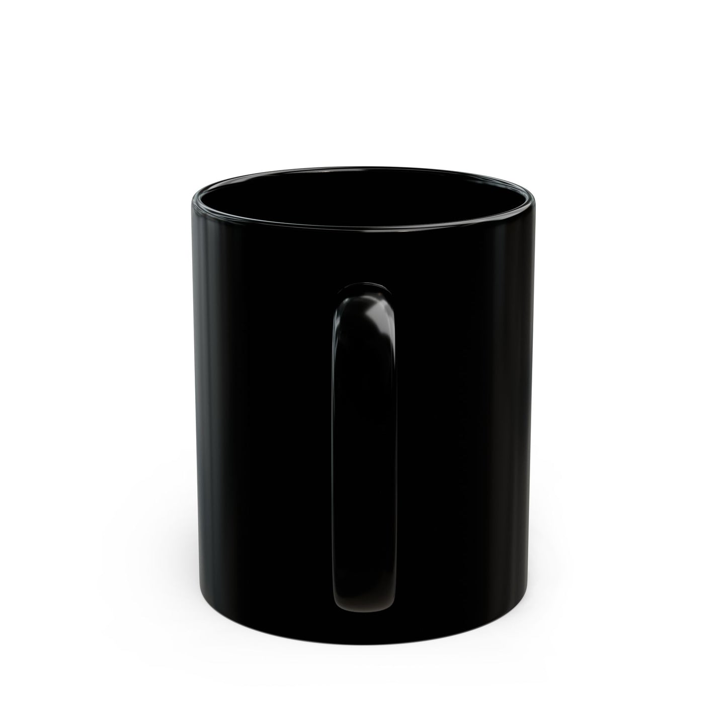 Steeping Willow Black Mug 11oz
